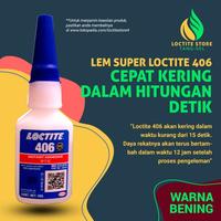 Gambar LEM INSTAN TERKUAT LOCTITE 406 20GRAM KHUSUS PLASTIK DAN KARET ELASTIS dari Mimin_98 undefined 2 Tokopedia