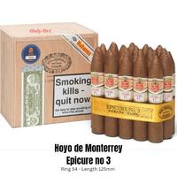 Gambar Hoyo de Monterrey Epicure no 3 - Box of 25 Cuban Cigar dari Royale S.A. undefined 3 Tokopedia