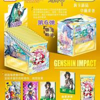 Gambar New Genshin Impact Cards Genuine TCG Game Collection Pack Booster Box SP SSP Periphery Rare Cards Gift Children Toy For Family dari Tokobrenditff2 undefined 4 Tokopedia