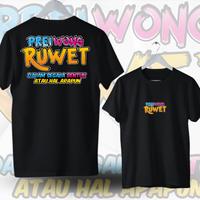 Gambar KAOS PREI WONG RUWET DISTRO LENGAN PENDEK HITAM - M dari Masna Nusantara undefined 1 Tokopedia