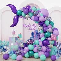 Gambar Mermaid Set Lengkungan Balon Ungu Putri Duyung Kit Garland Perlengkapan Dekorasi Pesta Balon Selamat Ulang Tahun Latex Balon Dekor Wisuda Pernikahan - D dari Coupal.id undefined 1 Tokopedia