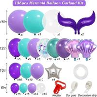 Gambar Mermaid Set Lengkungan Balon Ungu Putri Duyung Kit Garland Perlengkapan Dekorasi Pesta Balon Selamat Ulang Tahun Latex Balon Dekor Wisuda Pernikahan - D dari Coupal.id undefined 3 Tokopedia
