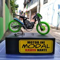 Gambar Miniatur motor drag keren dari TETE saapi undefined 5 Tokopedia