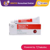 Gambar Baycuten-N Cream 5 g - Infeksi Kulit - Halodoc dari Apotek Halomedika Tirta Raya Sidoarjo undefined 1 Tokopedia