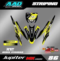 Gambar Sticker Striping Semi Decal RBT JUPITER MX OLD / LAMA RBT BEBEK MODIF SUPERMOTO YZ CRF KLX KX KTM RBT new terbaru terkece termbois AAD vol 86 dari Shaun the Shoap undefined 4 Tokopedia