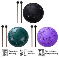 Gambar 6 Inch 8 Notes Steel Tongue Drum with Carry Bag Drum Mallets Music Book Sound Healing Instruments Rain Chime for Yoga Meditation dari susan store 4 undefined 4 Tokopedia