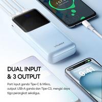 Gambar VIVAN Powerbank VPBD20 20000mAh Fast Charging QC 3.0 PD 22.5W 2 Input & 3 Output Garansi Resmi 18 Bulan POWER BANK WIRELESS MINIMALIS ESTETIK AESTHETIC FAST CHARGING DAYA WATT BESAR Magsafe  ORIGINAL 100% LED MURAH TYPE-C MICRO USB - Vivan D20 dari Berlinzxy6104 undefined 2 Tokopedia