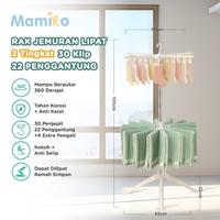Gambar KUB x Mamiko Umbrella Stand Hanger Gantungan Baju Payung Rak Jemuran Lipat - 2 level dari Cupliss undefined 3 Tokopedia