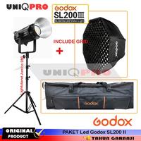 Gambar AGATHA PAKET LED GODOX SL200 II SL-200 II 5600K SL200W II BOWENS MOUNT dari AGATHA INC. undefined 1 Tokopedia