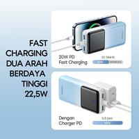 Gambar VIVAN Powerbank VPBD20 20000mAh Fast Charging QC 3.0 PD 22.5W 2 Input & 3 Output Garansi Resmi 18 Bulan POWER BANK WIRELESS MINIMALIS ESTETIK AESTHETIC FAST CHARGING DAYA WATT BESAR Magsafe  ORIGINAL 100% LED MURAH TYPE-C MICRO USB - Vivan D20 dari Berlinzxy6104 undefined 3 Tokopedia