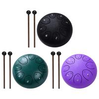 Gambar 6 Inch 8 Notes Steel Tongue Drum with Carry Bag Drum Mallets Music Book Sound Healing Instruments Rain Chime for Yoga Meditation dari susan store 4 undefined 3 Tokopedia