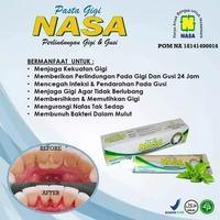Gambar PASTA GIGI NASA / PEMUTIH GIGI / PRODUK NASA / ODOL NASA / PASTA GIGI PEMUTIH DAN PERONTOK KARANG GIGI / ODOL PEMUTIH GIGI / OBAT SAKIT GIGI PALING AMPUH / OBAT BAU MULUT dari SARNIAH MARKET undefined 4 Tokopedia