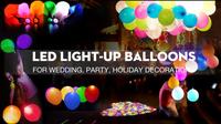 Gambar 50Pcs Lampu Balon Led Nyala Multifungsi Rainbow Warna Warni Tbk dari Edelwisha undefined 2 Tokopedia