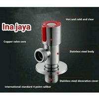Gambar INAJAYA Keran Closet Cabang Dua & Single Kran Stop Toilet Shower Sower Bidet Closed Duduk Kloset Wc dari nipah sakimin4 undefined 2 Tokopedia