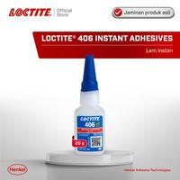 Gambar [BERKAH] HENKEL LOCTITE 406 INSTANT ADHESIVE LEM INSTAN LEM KARET PLASTIK 20 GR - 406 dari Toko Berkah-10 undefined 1 Tokopedia