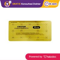 Gambar Crestor 10 mg 15 Tablet - Obat Kolesterol - Halodoc dari Apotek Helios Medika Saharjo undefined 1 Tokopedia