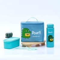 Gambar FlazH1.1  IDS Jennie Kids Kotak Bekal Makan / 1 Set Kotak Makan Plus Tas / Tempat Makan Anak .. dari dalilah482 undefined 4 Tokopedia