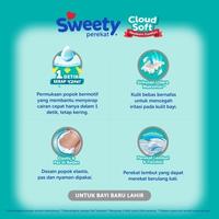 Gambar Sweety Silver Newborn Comfort Cloud Soft NB-S 40 Sheet dari Husada Prima undefined 3 Tokopedia