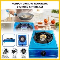Gambar Kompor Gas Yamakawa 1 Tungku SNI YK-101 / Single Bruner Automatic Gas Stove / Alat Masak Tekanan Rendah Otomatis Bahan Stainless Alloy Anti Karat Super Kokoh Multifungsi /Peralatan Dapur Perlengkapan Rumah Tangga Berkualitas Hadiah Kado Pernikahan-GP Mall dari ROTI Bakry undefined 1 Tokopedia