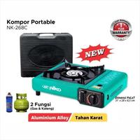 Gambar NIKO NK268C / NK-268C KOMPOR GAS PORTABLE 2 IN 1 - GARANSI RESMI - MERAH dari SINAR AGUNG ELEKTRONIK_NEW undefined 3 Tokopedia