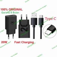 Gambar MOTOROLA CHARGER 20W CABLE DATA TYPE-C FAST CHARGER ORIGINAL 100% dari rohman rsore undefined 1 Tokopedia