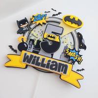 Gambar Koleksi Eksklusif Cake Toppers 3D Dan Lampu Led/Dekorasi Ulang Tahun Anak Gambar Batman/ 3D Paper Craft Topper Kue Kualitas dari Zillionaire Bazaary undefined 2 Tokopedia
