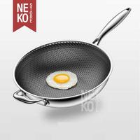 Gambar Calypso Wajan penggorengan Frying pan anti lengket Honey comb 304 Stainless steel anti gores dari aldi barbershop2 undefined 1 Tokopedia