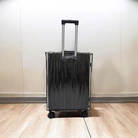 Gambar Mega_1688 Luggage Cover Sarung Pelindung Koper Transparant Size 20/22/24/26/28 Inch Waterproof 1057 dari umi mejikom dapur undefined 2 Tokopedia