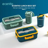 Gambar Ecentio Lunch Box set Plus Sup Bowl KOTAK TEMPAT MAKAN ANAK SEKOLAH KERJA KANTOR MINIMALIS SIMPEL ELEGAN AESTHATIC ESTETIK PREMIUM TAHAN PANAS ANTI BOCOR ANTI TUMPAH dari Farellazxy6102 undefined 4 Tokopedia