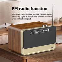 Gambar Wireless Bluetooth Speakers Wooden Double Horn Subwoofer Hi-Fi Retro FM Radio Desktop 30W High-power Mobile Phone Boombox home dari Grosir indah mandiriiiiii undefined 2 Tokopedia