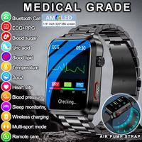Gambar 2024 New Sapphire Glass Air Pump Airbag Blood Glucose Smart Watch Men ECG Heart Rate Blood Pressure Health Smartwatch For Xiaomi dari Grosir lilis mandiriiiiiiii undefined 1 Tokopedia
