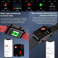 Gambar 2024 New Air Pump Airbag Accurate Measure Blood Sugar Smart Watch Men Blood Pressure Fitness Sport SmartWatch For Android Xiaomi dari Grosir lilis mandiriiiiiiii undefined 4 Tokopedia