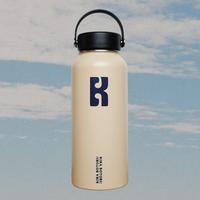 Gambar Kira Botoru 1 Liter Water Bottle | Blue On Cream Terbaru dari haninjayastore undefined 1 Tokopedia