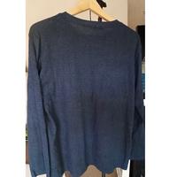 Gambar Long sleeve katun PRO SPEC second seken thrift preloved bekas brand LD 124/70cm size XXL - 3XL Pria Polos Panjang Baju  Branded Navy Bulat dari Om Sunset undefined 4 Tokopedia
