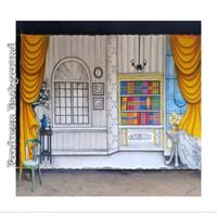 Gambar (TM) Background Wisuda 3x6m Foto Studio Rak Putih Tirai Kuning Backdrop Photo ada pilihan ukuran dari Toko Merry1 undefined 1 Tokopedia