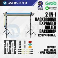 Gambar (TM) Background Expander Roller Backdrop 2 / 3 / 4 / 6 Bar - Foto Studio Roll Kerekan Paper Kertas Background dari Toko Merry1 undefined 1 Tokopedia
