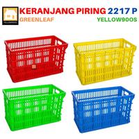 Gambar Keranjang Industri Container Rak Piring 10 Inch 2217 P Green Leaf - Merah dari Yellow90 OnlineShop undefined 3 Tokopedia