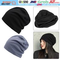 Gambar Topi Kupluk Beanie Hat Rajut Fashion Katun Murni Wool Hat Pria Wanita dari Lunarashop2 undefined 1 Tokopedia