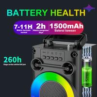 Gambar Pro Bass Speaker Bluetooth Karaoke Protable Super Bass Polytron Besar Original Mini Wireless Musik Box Full Bass Salon Aktif Bt Spiker Hi-Fi Audio 4 Inch Powerful Bass Sound System Subwoofer Rgb Ktv Set Radio Fm/Tf Card/Sd Card/Usb/Tws - Garansi 12 Bulan dari ByteBase undefined 2 Tokopedia