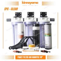 Gambar PTR Filter Air Sumur Bor / Zat Besi / Paket Filter 3 Tahap SPC - KINNOYAMA - Nanotec Clear, 3/4 Inch dari Affir store undefined 1 Tokopedia