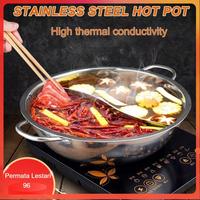 Gambar Suki Pan Hot Pot - Panci Suki Mangkok Sup Steamboat Sekat 2 Rasa dari Permata Lestari 96 undefined 2 Tokopedia
