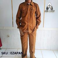Gambar Setelan Seragam Pns ASN Pemda Khaki Tua Khaki Muda Baju Dinas Pns Pria Baju Pemda Seragam Guru Baju Pdh Pegawai Negeri Sipil Pegawai Negeri Sipil Aparatur Negara - Tangan Panjang : EZAPAN, S dari TOKO-ASA undefined 2 Tokopedia