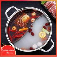 Gambar Suki Pan Hot Pot - Panci Suki Mangkok Sup Steamboat Sekat 2 Rasa dari Permata Lestari 96 undefined 4 Tokopedia