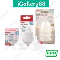 Gambar Pigeon WIDE NECK Nipple S/M/L/LL/LLL Soft Touch Peristaltic Plus Dot Bayi Pigeon - L, 1 pc dari iGallery88 undefined 1 Tokopedia