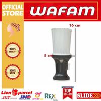 Gambar G0pr. SIKAT / KUAS / BRUSH BEDAK NYLON HALUS NECK LEHER MUKA BARBER PANGKAS - HITAM PUTIH dari kasminemkain undefined 1 Tokopedia