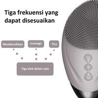 Gambar G0pr. GOKOCO Silicone Brush Face Cleaner Sikat Facial Portable - Ungu dari kasminemkain undefined 4 Tokopedia