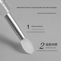 Gambar G0pr. GGT Kuas Silikon Silicone Nail Art Brush Aplikator Mirror Silicone Lip Brush Applicator Sticks Reusable dari kasminemkain undefined 3 Tokopedia