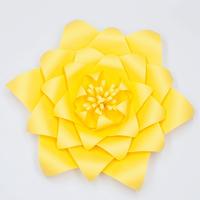 Gambar Ready Giant Paper Rose Flower Templates with Tutorial For Wedding Backdrop Baby Nursery Fashion Trade Show With Leaves dari kyeooo undefined 2 Tokopedia