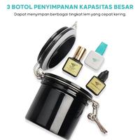 Gambar G0pr. Tempat Penyimpanan Lem Bulu Mata Storage Tank Toples Eyelash Extension - 1-HITAM dari kasminemkain undefined 3 Tokopedia