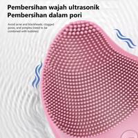 Gambar G0pr. GOKOCO Silicone Brush Face Cleaner Sikat Facial Portable - Ungu dari kasminemkain undefined 2 Tokopedia